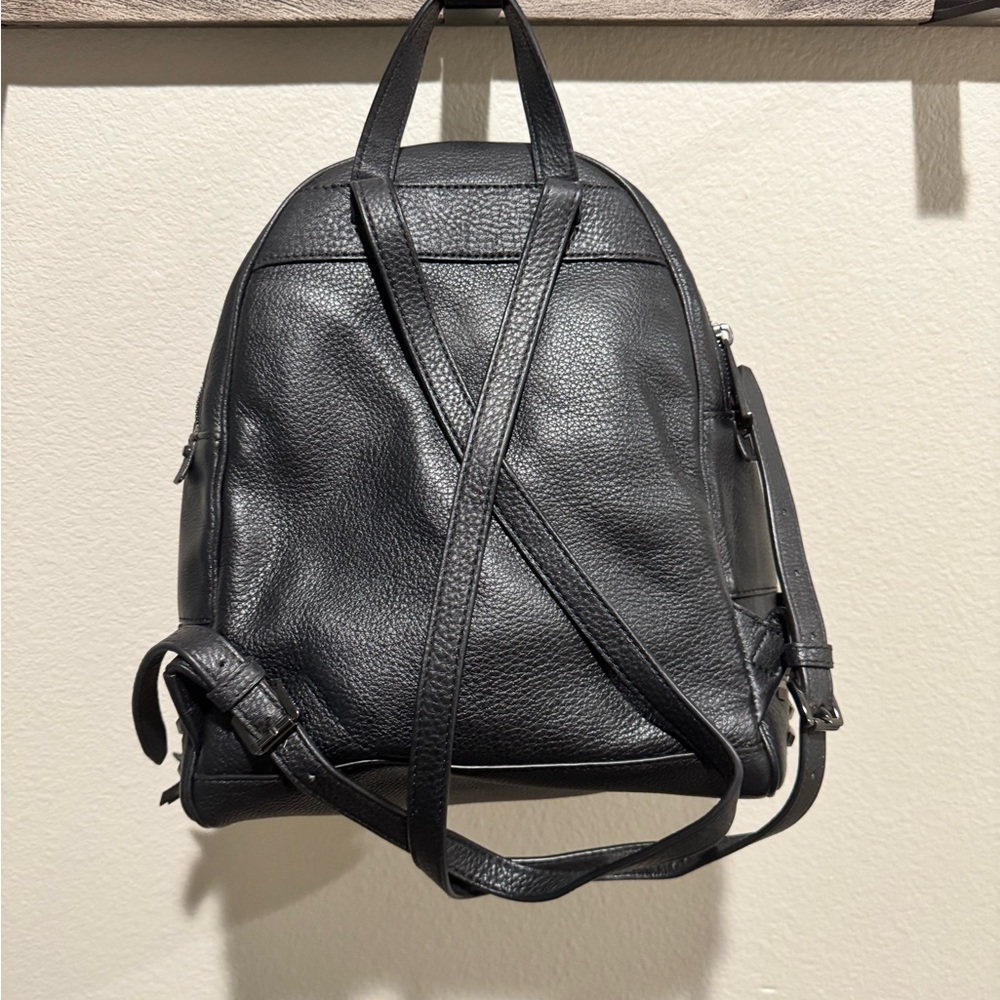 Michael Kors Rhea Faceted Stud Medium Leather Backpack - Picture 6 of 10